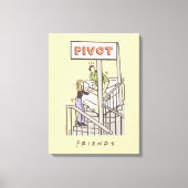 FRIENDS™ | Ross en Rachel PIVOT Canvas Afdruk (Voorkant)