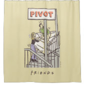 FRIENDS™ | Ross en Rachel PIVOT Douchegordijn (Voorkant)