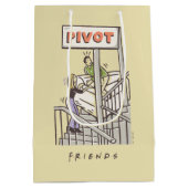 FRIENDS™ | Ross en Rachel PIVOT Medium Cadeauzakje (Achterkant)