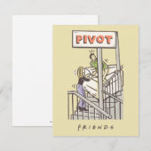 FRIENDS™ | Ross en Rachel PIVOT Notitiekaartje (Voorkant / Achterkant)