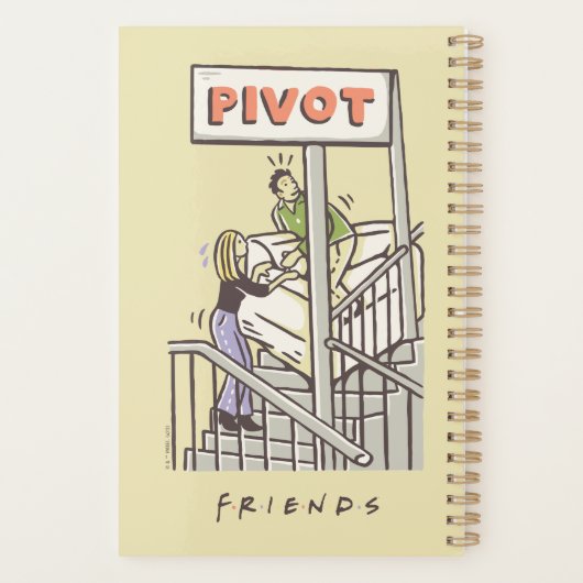 FRIENDS™ | Ross en Rachel PIVOT Planner (Achterkant)