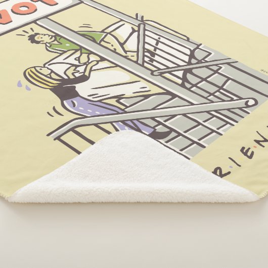 FRIENDS™ | Ross en Rachel PIVOT Sherpa Deken (3/4)