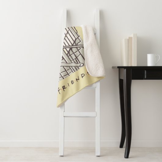 FRIENDS™ | Ross en Rachel PIVOT Sherpa Deken (In situ)