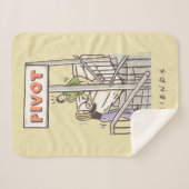 FRIENDS™ | Ross en Rachel PIVOT Sherpa Deken (Voorkant (horizontaal))