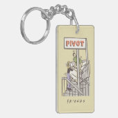 FRIENDS™ | Ross en Rachel PIVOT Sleutelhanger (Voorkant Links)