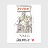 FRIENDS™ | Ross en Rachel PIVOT Sticker (Vel)