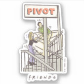 FRIENDS™ | Ross en Rachel PIVOT Sticker (Voorkant)
