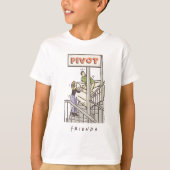 FRIENDS™ | Ross en Rachel PIVOT T-shirt (Voorkant)