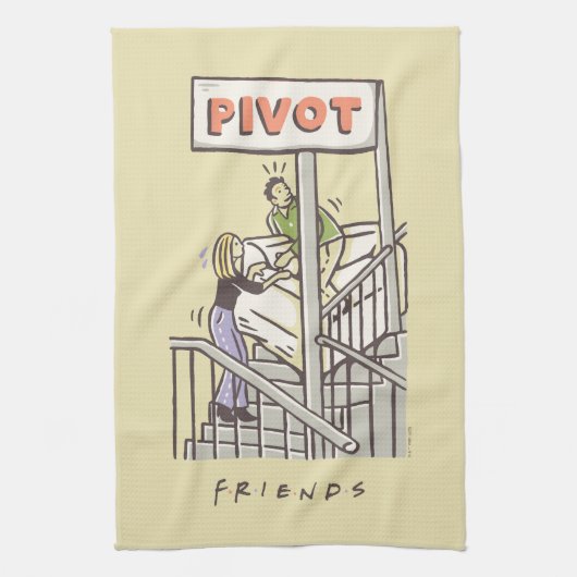 FRIENDS™ | Ross en Rachel PIVOT Theedoek (Verticaal)
