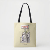 FRIENDS™ | Ross en Rachel PIVOT Tote Bag (Voorkant)
