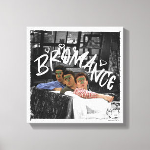 FRIENDS™   Ross, Joey, & Chandler Bromance Canvas Afdruk