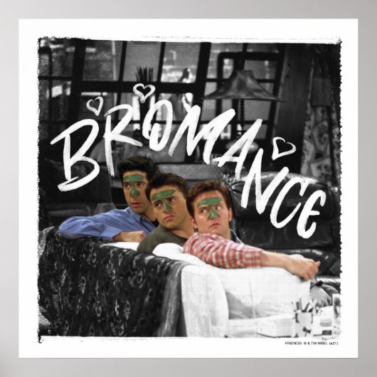 FRIENDS™ | Ross, Joey, & Chandler Bromance Poster (Voorkant)