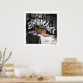 FRIENDS™ | Ross, Joey en Chandler Bromance Poster (Keuken)