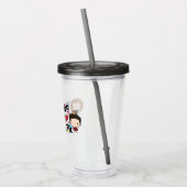 FRIENDS™ | Ross & Rachel Kreeft Chibi Acryl Drinkbeker (Links)