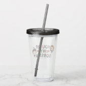 FRIENDS™ | Ross & Rachel Kreeft Chibi Acryl Drinkbeker (Achterkant)