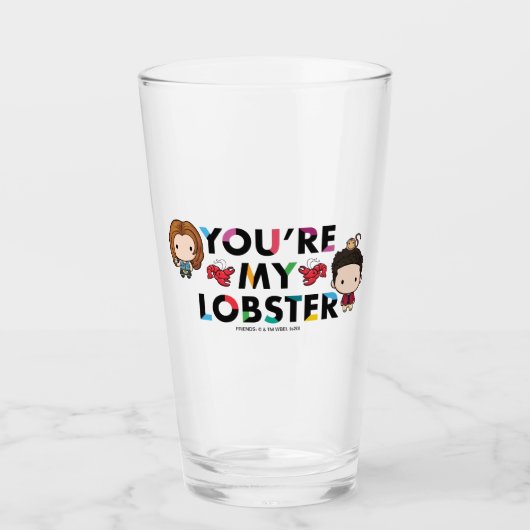 FRIENDS™ | Ross & Rachel Kreeft Chibi Glas (Voorkant)