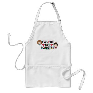 FRIENDS™ Ross & Rachel Kreeft Chibi Standaard Schort