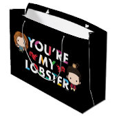 FRIENDS™ | Ross & Rachel Lobster Chibi Groot Cadeauzakje (Achterkant Gekanteld)