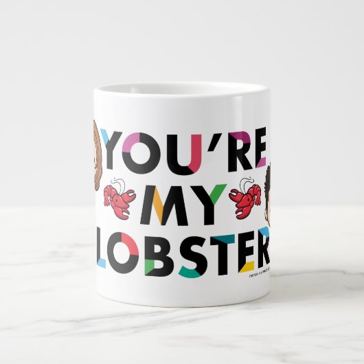 FRIENDS™ | Ross & Rachel Lobster Chibi Grote Koffiekop (Voorkant)