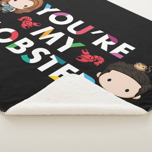 FRIENDS™ | Ross & Rachel Lobster Chibi Sherpa Deken (3/4)