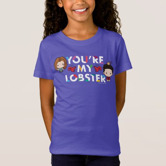 FRIENDS™ | Ross & Rachel Lobster Chibi T-shirt (Voorkant)