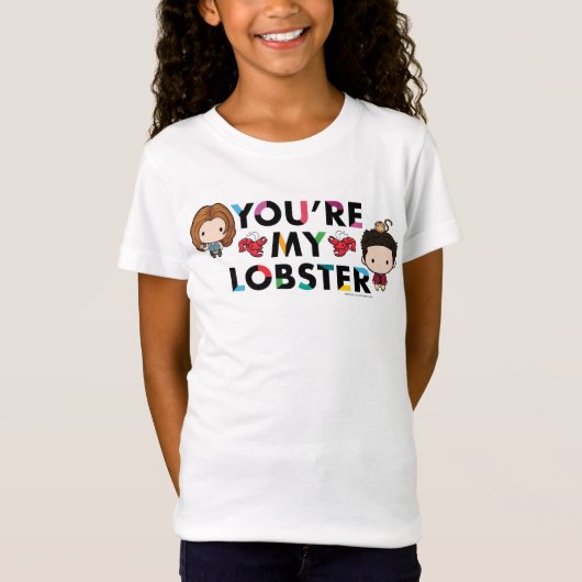 FRIENDS™ | Ross & Rachel Lobster Chibi T-shirt (Voorkant)