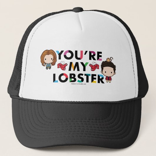 FRIENDS™ | Ross & Rachel Lobster Chibi Trucker Pet (Voorkant)