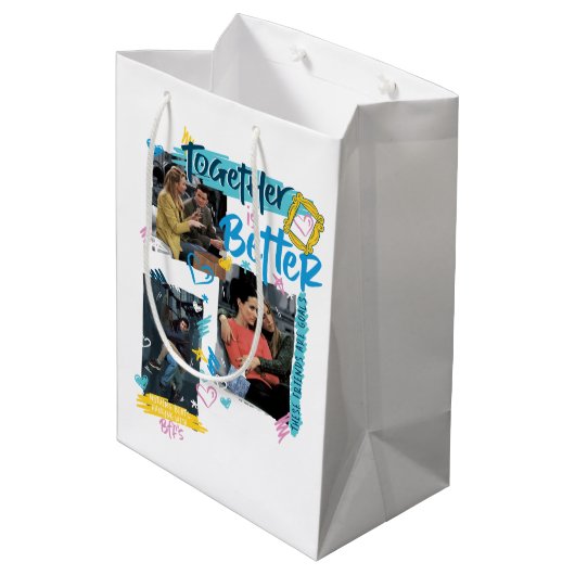 FRIENDS™ | Samen is beter Medium Cadeauzakje (Achterkant Gekanteld)