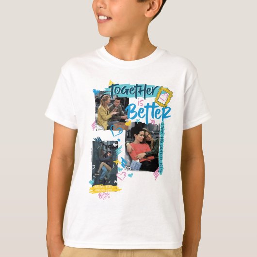 FRIENDS™ | Samen is beter T-shirt (Voorkant)
