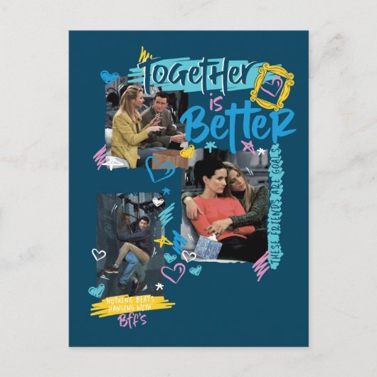 FRIENDS™ | Samen is beter Uitnodiging Briefkaart (Voorkant)