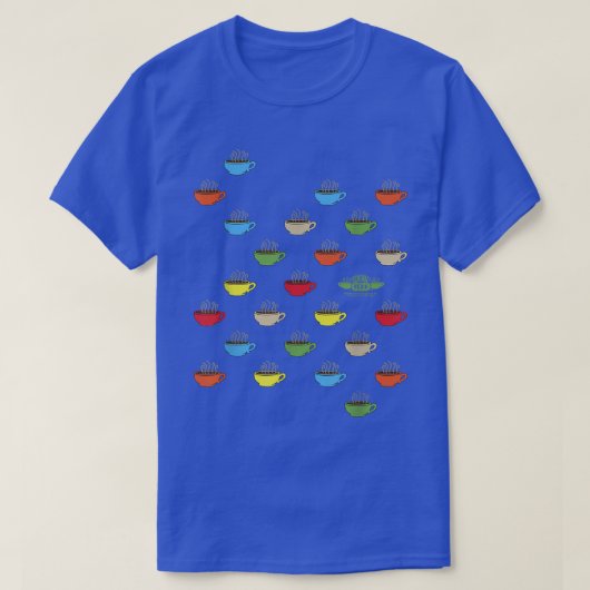Friends Scattered Coffee Cups  T-shirt (Design voorkant)