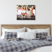 Friends Script Foto Canvasprint Canvas Afdruk (Insitu (Slaapkamer))