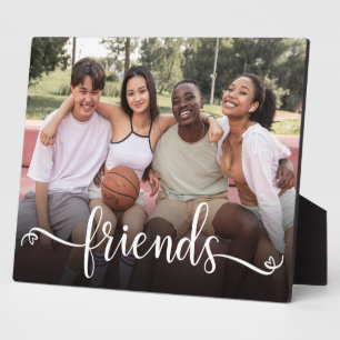 Friends Script Photo Plaque Fotoplaat