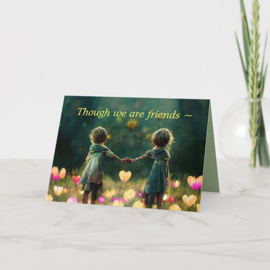 FRIENDS/SISTERS FRIENDSHIP CARD BEDANKKAART (Voorkant)