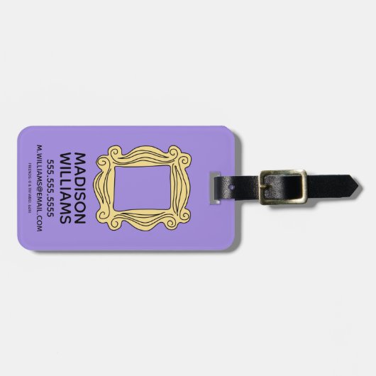 FRIENDS™ | Spionnetje Frame Bagagelabel (Voorkant horizontaal)