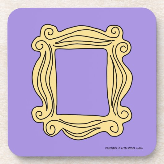 FRIENDS™ | Spionnetje Frame Bier Onderzetter (Voorkant)