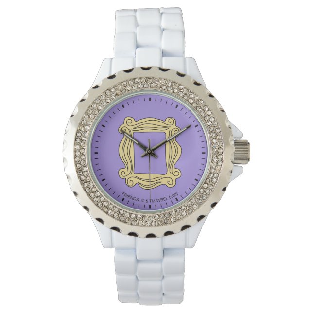 FRIENDS™ | Spionnetje Frame Horloge (Voorkant)