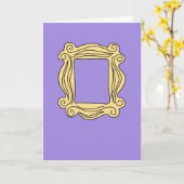 FRIENDS™ | Spionnetje Frame Kaart (Gele Bloem)