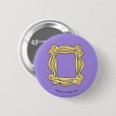 FRIENDS™ | Spionnetje Frame Ronde Button 5,7 Cm (Voorkant /achterkant)