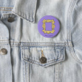 FRIENDS™ | Spionnetje Frame Ronde Button 5,7 Cm (In situ)