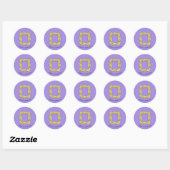 FRIENDS™ | Spionnetje Frame Ronde Sticker (Vel)