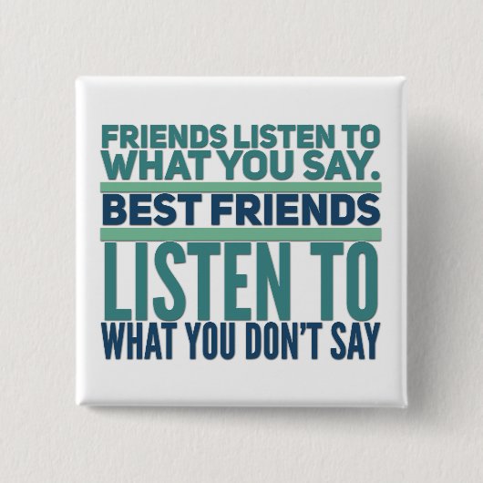 Friends Square Button (Voorkant)
