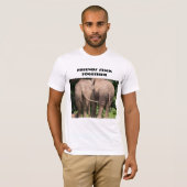 Friends Stick Together Elephants Tee Shirt (Voorkant volledig)