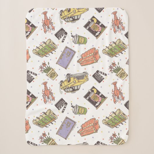 FRIENDS™ | Stippen Icon Patroon Sherpa Deken (Voorkant)