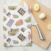 FRIENDS™ | Stippen Icon Patroon Theedoek (Quarter Fold)