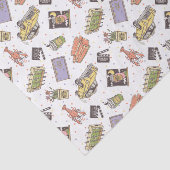 FRIENDS™ | Stippen Icon Patroon Tissuepapier (Detail)