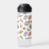 FRIENDS™ | Stippen Icon Patroon Waterfles (Achterkant)