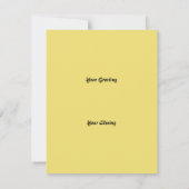 Friends Sunshine Quote Custom Wenskaart Kaart (Achterkant)