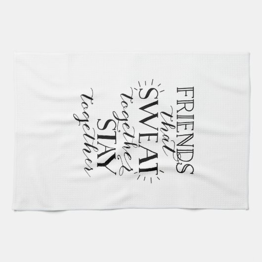 Friends Sweat Workout Towel Theedoek (Horizontaal)