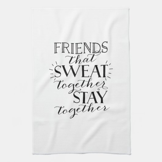 Friends Sweat Workout Towel Theedoek (Verticaal)